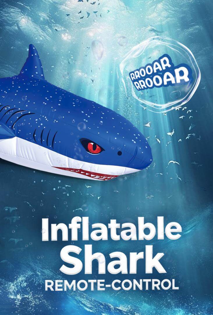 Dive into Action with the Inflatable RC Shark!